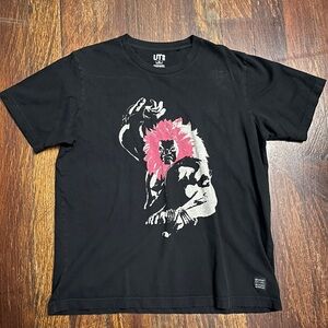 UNIQLO X CAPCOM STREET FIGHTER ANNIVERSARY COLLABORATION T-SHIRT AKUMA SIZE-XL